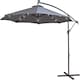 image 1 of Neo 3M Grey Outdoor Freestanding Parasol with Led Lights