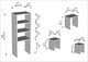 image 7 of Decorotika Modern Melo 120 CM Bookcase