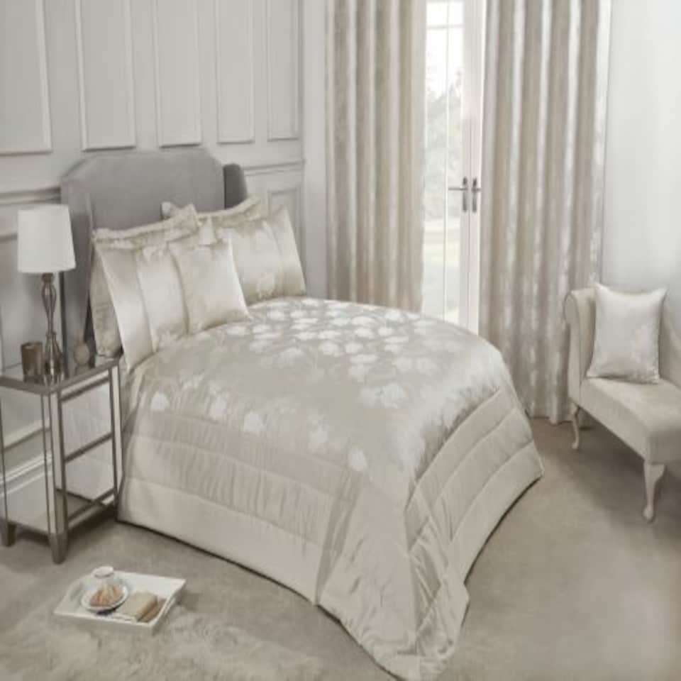 image 1 of English Garden Bedspread Cream Yellow | Yellow