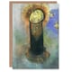 image 1 of Odilon Redon Art Card Head of John the Baptist on Pillar