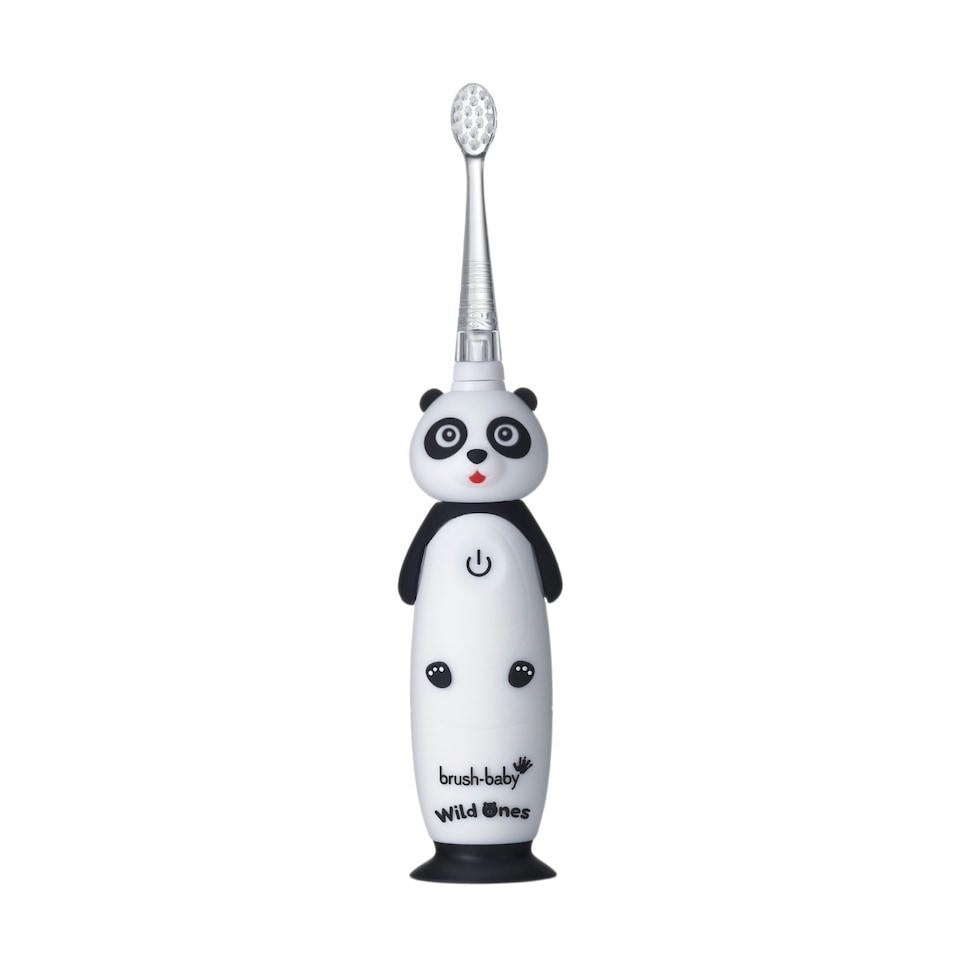image 1 of Brush Baby WildOnes™ Panda Kids Electric Rechargeable Toothbrush