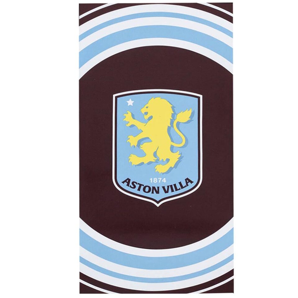 image 1 of Aston Villa FC Pulse Towel | Red | Claret/Sky Blue | One size | 1