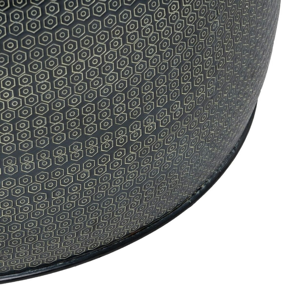 image 1 of Side table 66 x 66 x 34,5 cm Black Aluminium (3 Units) N/A