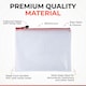 image 8 of Pack of 12 A6 Grey PVC Mesh Zip Bags