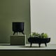 image 3 of Interiors by Premier Elegant Design Black Planter, Durable Construction Of Garden Pot, Portable Lightweight Outdoor Garden Pot Black