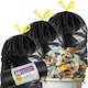 image 1 of 100 x 120L Drawstring Bags (2 Rolls of 50) With Easy Tie Top Handle Black