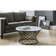 image 1 of Stylish Real Marble Coffee Table | White | White