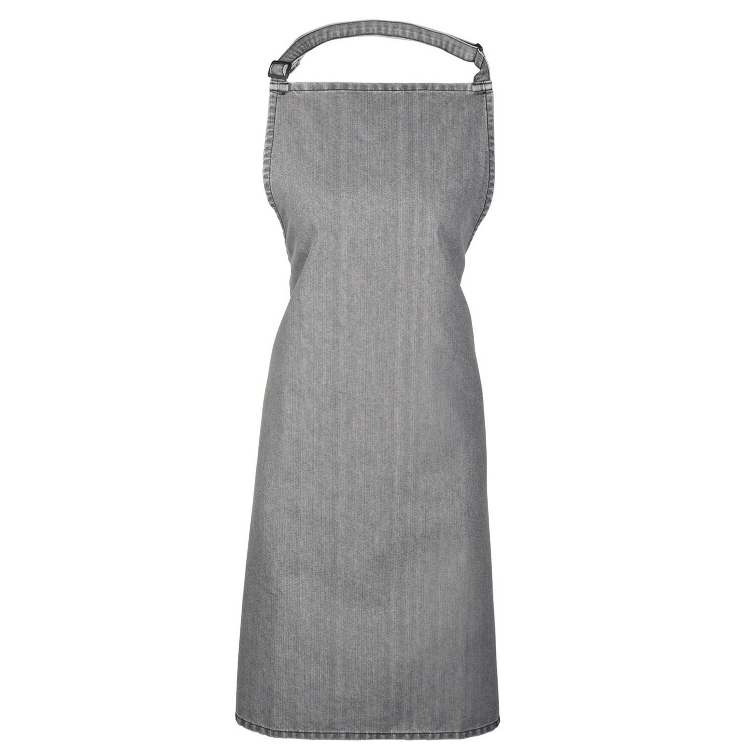 Premier Unisex Adult Plain Apron Grey Grey Denim One Size 1