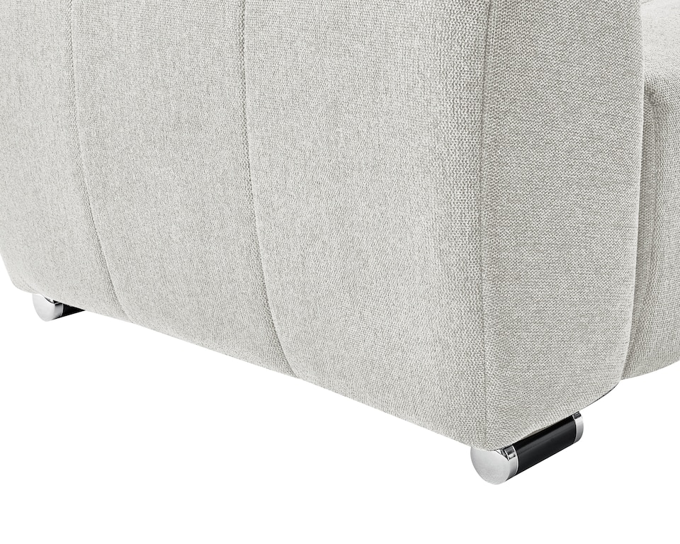 image 1 of The Capri 3 Seater Corner Sofa in Grey, Silver or Beige | Cream | One Size