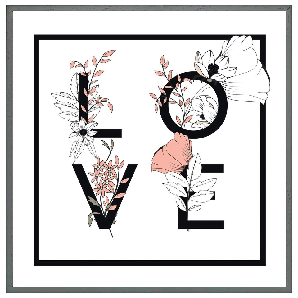 image 1 of Love (Picture Frame) White | S