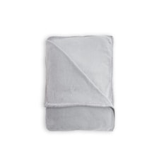 BHS Microfleece Throw | Silver | Silver | 1