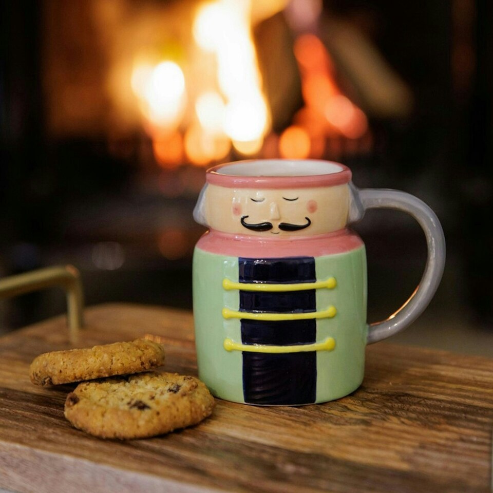 image 1 of Kitchencraft Mug Pastel Nutcracker 300ml