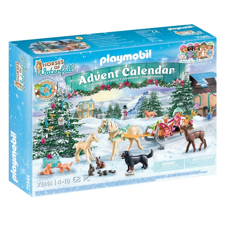 image 1 of PLAYMOBIL 71345 Advent Calendar Christmas Sleigh Ride