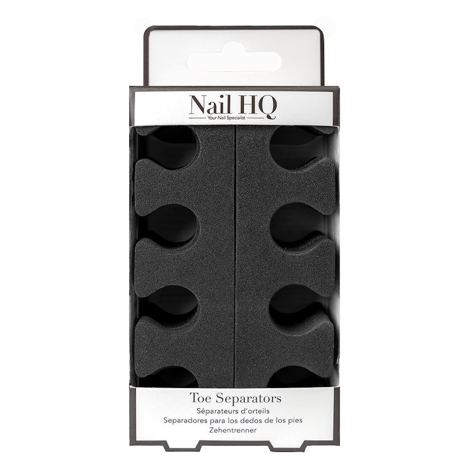 image 1 of Nail HQ Toe Separators (Pack of 8) | Black