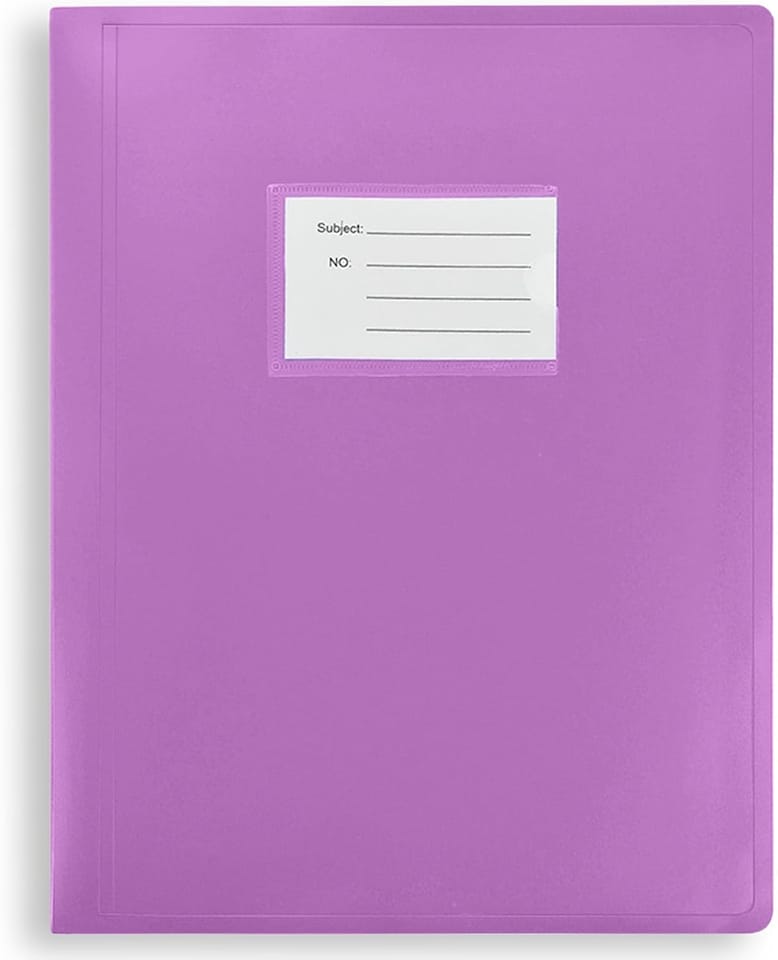 image 1 of ARPAN A4 Display Book Folder for School, Filing, Storage, Interviews, CVS & Presentations, Flexible Cover, A4 Display Folder with 62 Pockets 124 Sides