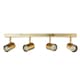 image 2 of Hereford 4 Light Satin Gold Spotlight Bar