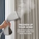 image 6 of Breville EliteTEMP Handheld Garment Steamer | Horizontal & Vertical Clothes Steamer for Home & Travel | 1500W | Fast Heat Up | White & Gold