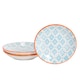 image 1 of Nicola Spring Hand-Printed Sauce Dishes - 10cm - Blue - Pack of 3 | Blue | Blue