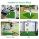 image 7 of COSTWAY Golf Hitting Mat Standard Real Feel Golf Practice Mat