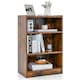 image 1 of COSTWAY 3 Tier Bookcase Floor Standing Open Bookshelf Bedroom Modern Display Cabinet
