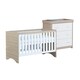 image 1 of Babymore Veni 2 Piece Room Set - Oak White