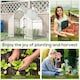 image 7 of Outsunny Walk-In Portable Greenhouse Mini Grown House Steel Frame Window White
