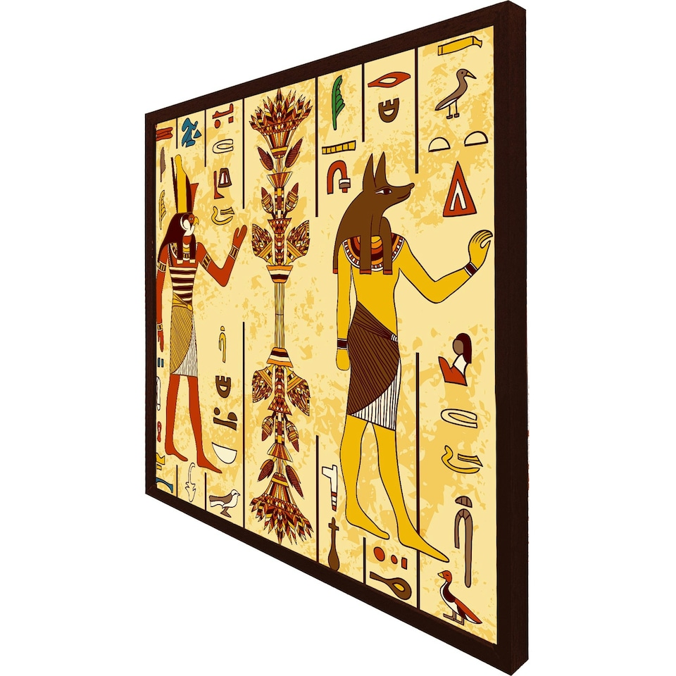 image 1 of Egyptian drawings (Picture Frame) Black | XS