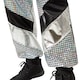 image 6 of Mens Fancy Dress Costume - Retro Disco Tracksuit | Silver | silver | 2XL | 1