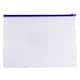 image 6 of Pack of 12 A4 Clear Zippy Bags with Purple Zip