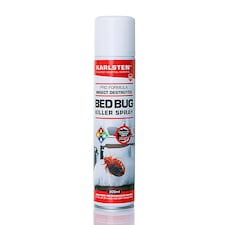 Karlsten Bed Bug Killer Spray 300ml High-Strength Formula Kills Bed Bugs and Dust Mites on Mattresses and Home Surfaces