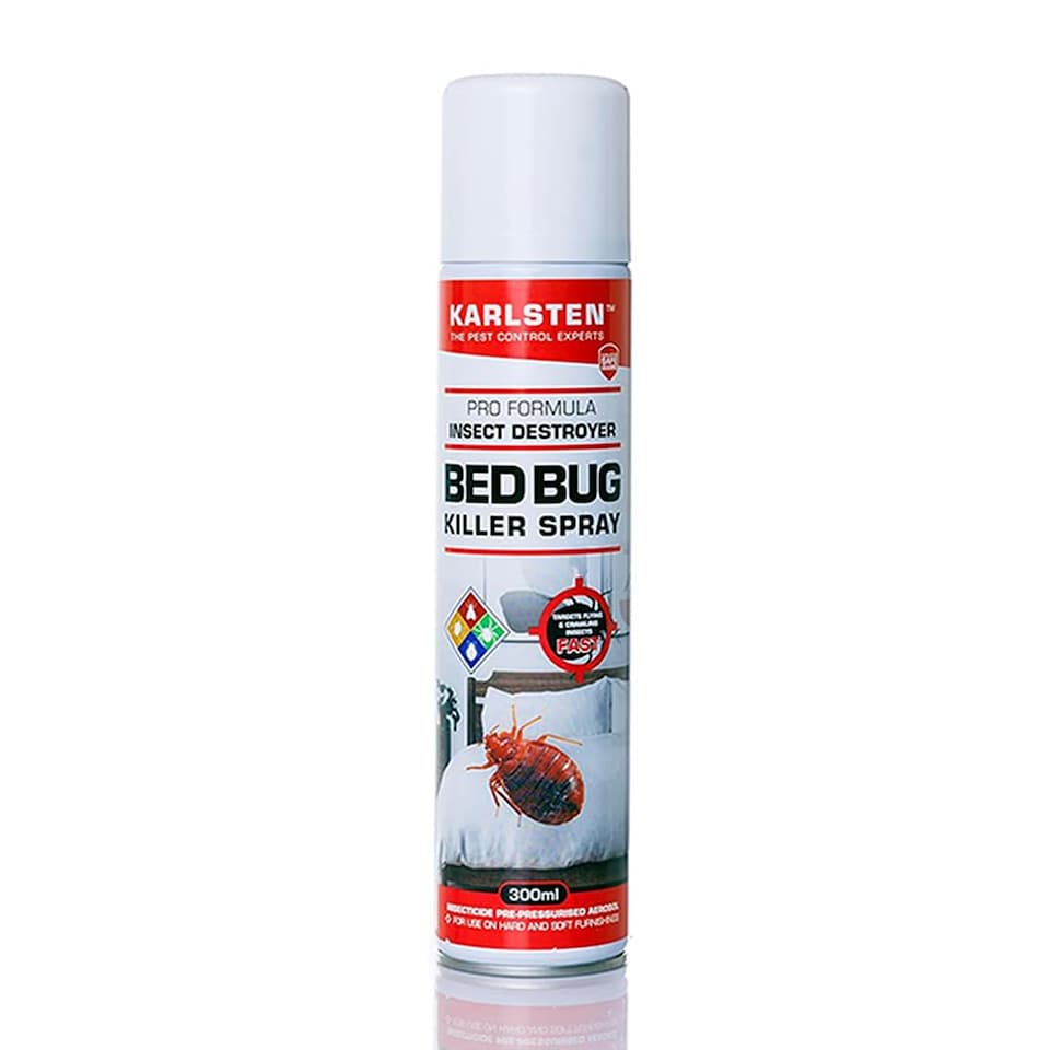 image 1 of Karlsten Bed Bug Killer Spray 300ml High-Strength Formula Kills Bed Bugs and Dust Mites on Mattresses and Home Surfaces