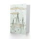 image 2 of Shin Bijutsukai Japanese Art Card Skyscape With Birds Flying