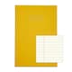 image 5 of Pack of 10 Rhino A4 48 Page Yellow with Cream Tinted Paper 8mm Lined with Margin Exercise Books