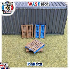 Slot Car Trackside Scenery 4 x Pallet Kit Mix 1:32 Scale Wasp P
