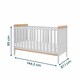 image 5 of Tutti Bambini Rio Cot Bed with Cot Top Changer & Mattress - Dove Grey/Oak