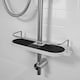 image 1 of Showerdrape Shower Rail Shelf Storage Shelf Caddy
