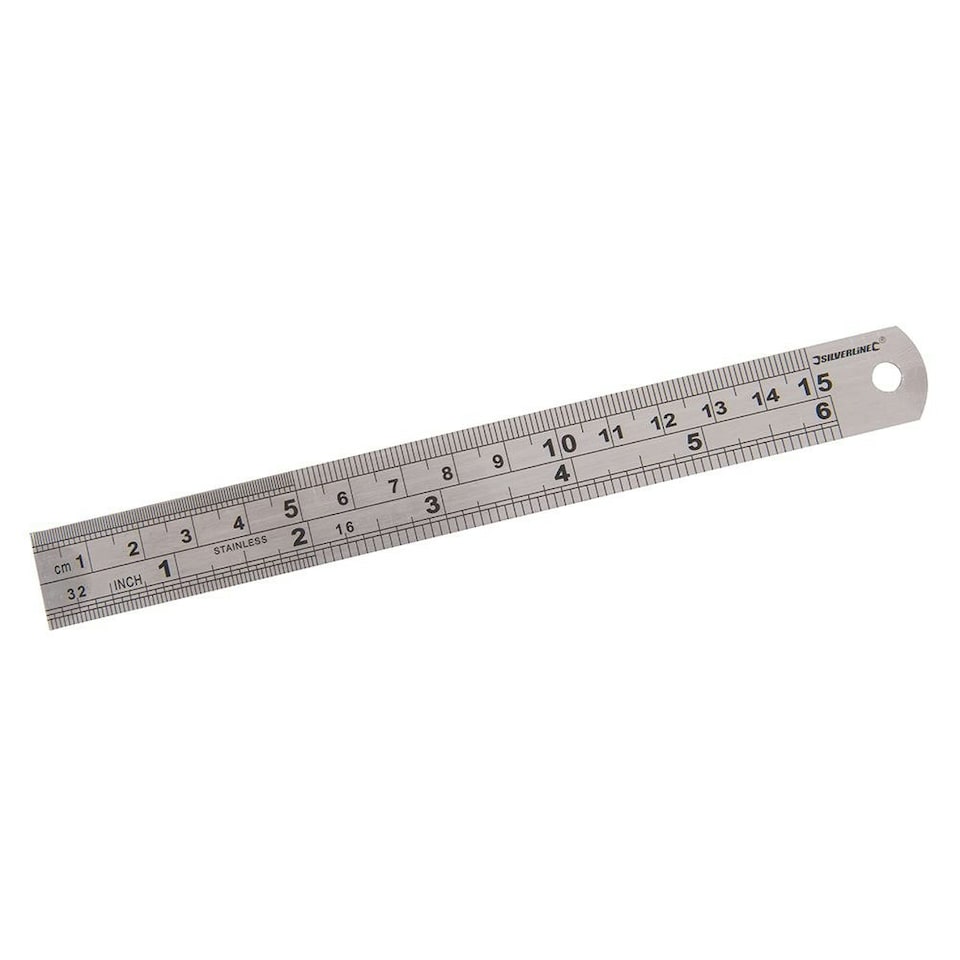 Silverline - Steel Rule - 150mm
