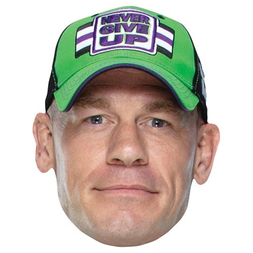 WWE John Cena Cardboard Face Mask