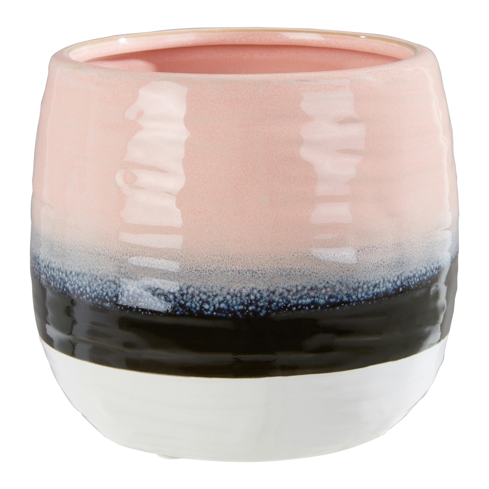 image 1 of Caldera Large Tie Dye Effect Planter Multi