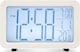 image 4 of Acctim Harley Superbrite Modern Digital Alarm Clock | White | White
