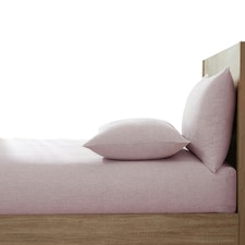 Martex Linen Fitted Sheet Pink - Double