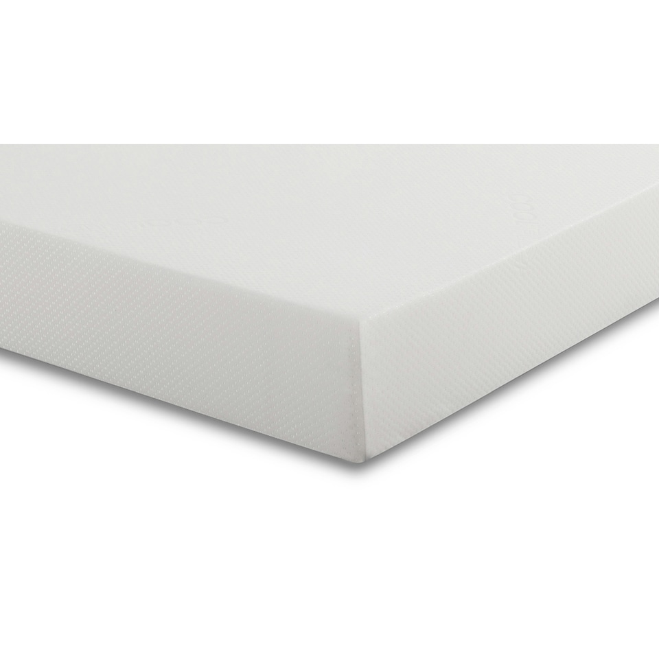 image 1 of Slim Memory Foam Mattress for Compact Spaces - Medium Firm, Cool-Touch Fabric | White | Small Double