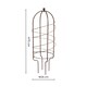 image 8 of Outdoor Pot Plant Support - Mild Steel - L64 x W26 x H26 cm - Zinc
