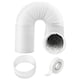 image 1 of SPARES2GO Vent Hose Extension Kit for DeLonghi Portable Air Conditioners Aluminium Insulated AC Pipe Duct (6m, 5" / 125mm)