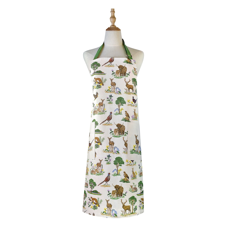 image 1 of Ulster Weavers Thistlewood Apron - Cotton Green