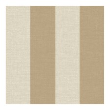 Belgravia Carmella Stripe Textured Wallpaper - Sand/Cream - 10m x 53cm Brown