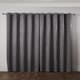 image 3 of Royal Damask Elegant Woven Blackout Eyelet Curtains 116cm x 137cm Silver Grey | Grey