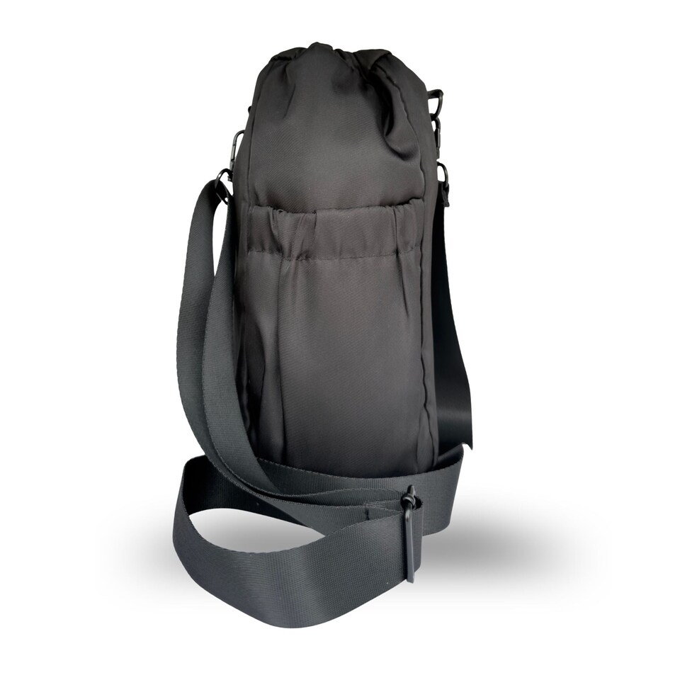 image 1 of Serenityy Summit Sling Bottle Bag - Black.