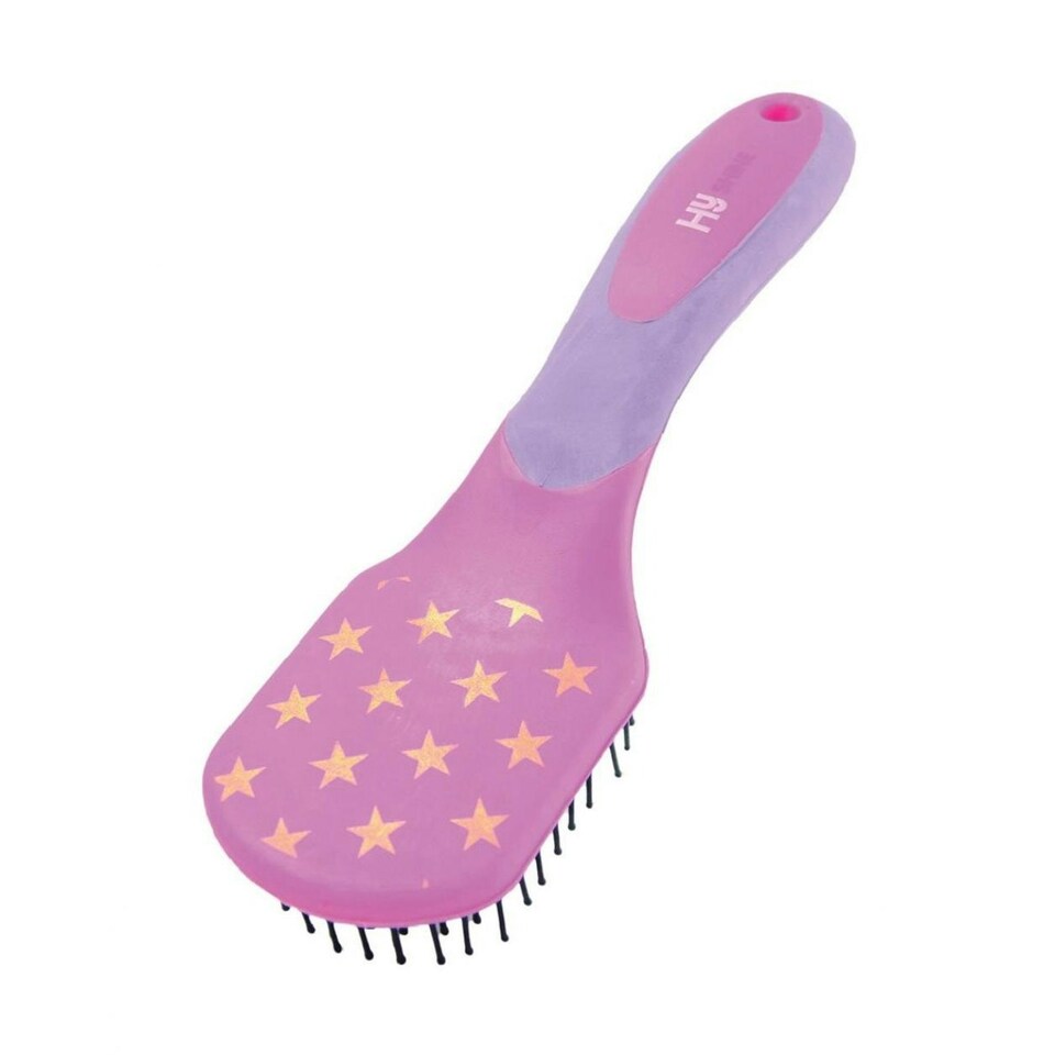 HySHINE Star Easy Grip Mane & Tail Brush - Pink/Lilac - One Size