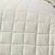 image 5 of Homescapes Cotton Quilted Reversible Bedspread Sage Green and Cream - 150 x 200 cm Green